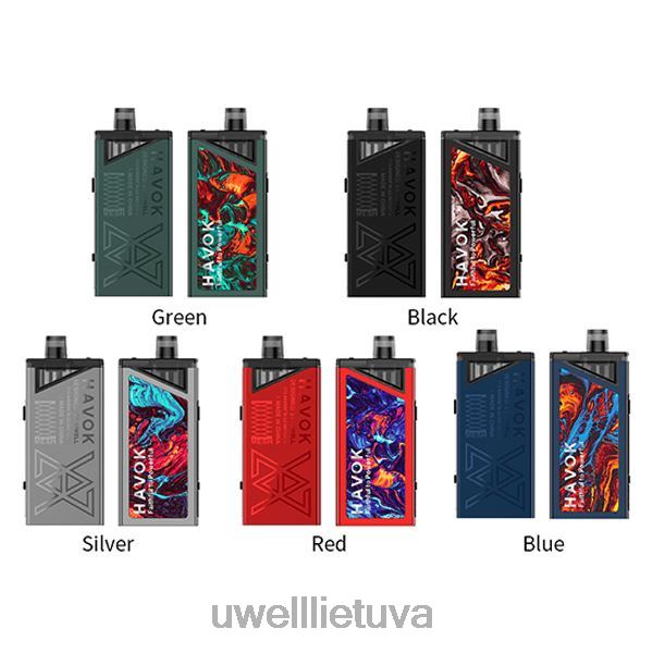 UWELL Online Shop - UWELL HAVOK V1 komplektas 65w VF6ZZ185 juodas