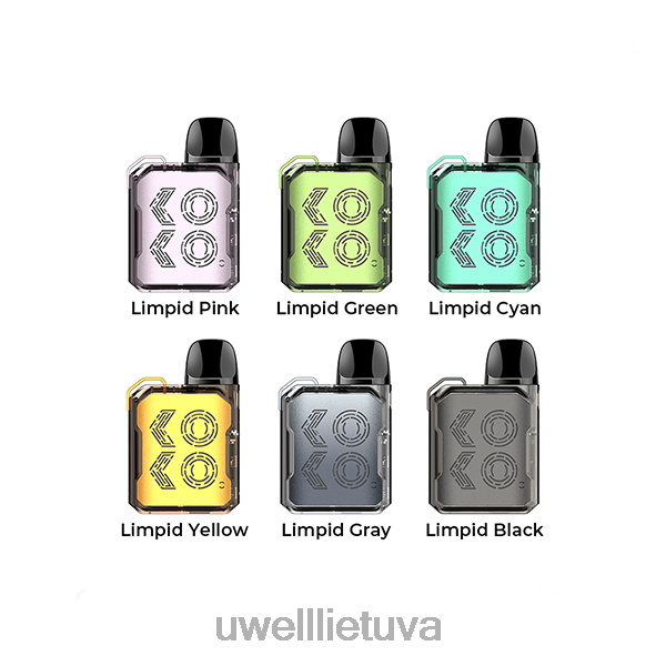 UWELL Best Vape - UWELL CALIBURN GK2 ankšties rinkinys VF6ZZ100 matinė juoda