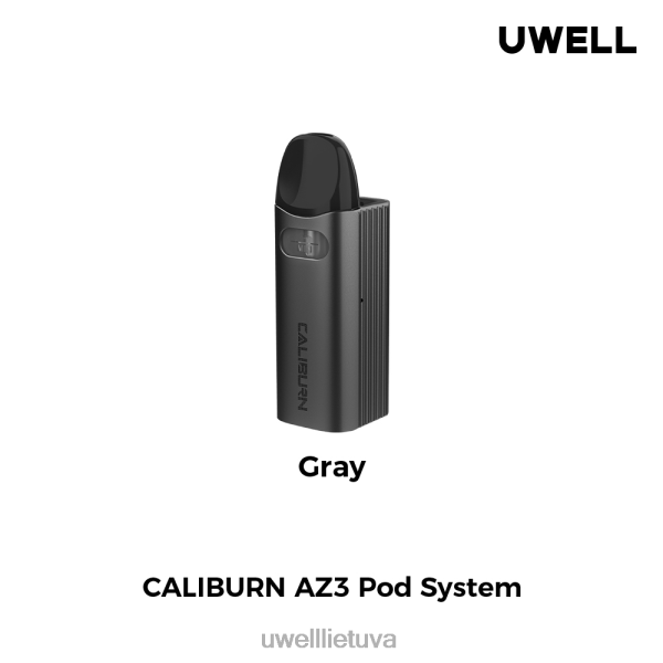 UWELL Disposable Vape - UWELL CALIBURN AZ3 rinkinys (pod sistema) VF6ZZ146 pilka