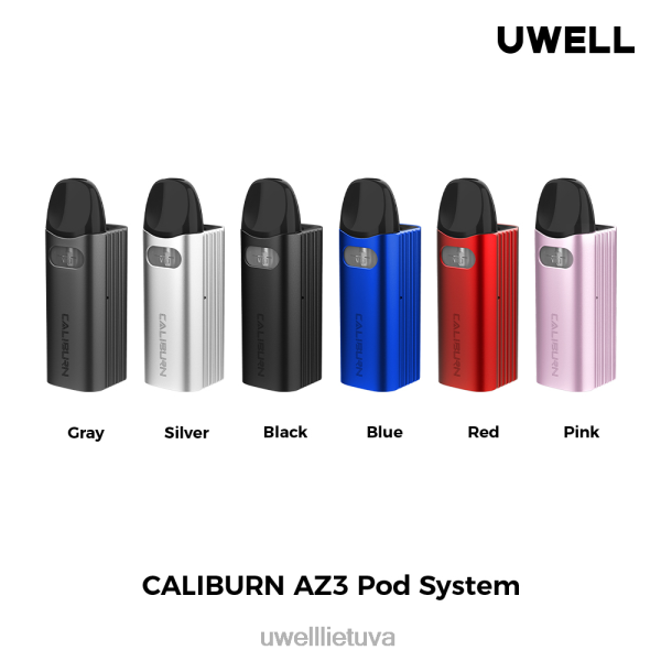 UWELL Disposable Vape - UWELL CALIBURN AZ3 rinkinys (pod sistema) VF6ZZ146 pilka