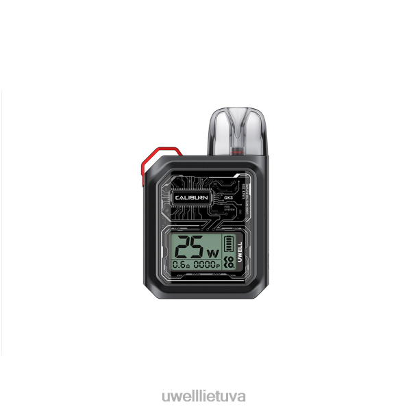 UWELL Disposable Vape - UWELL CALIBURN GK3 pod sistema VF6ZZ176 cmf grafitas