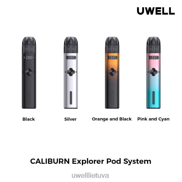 UWELL Review - UWELL CALIBURN EXPLORER rinkinys (pod sistema) VF6ZZ167 rožinė / žydra