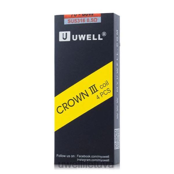 UWELL Vape Flavours - UWELL CROWN 3 ritės (4 pakuotės) VF6ZZ94 un2 tinklelis 0,23ohm