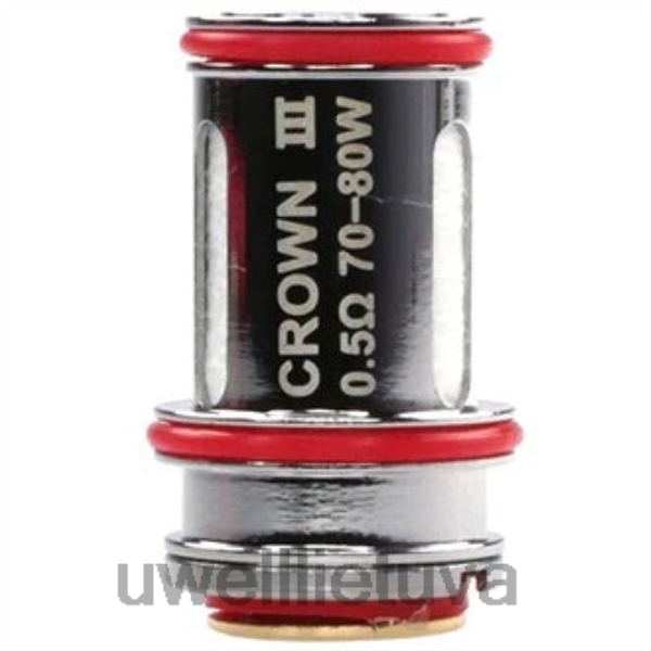 UWELL Vape Price - UWELL CROWN 3 ritės (4 pakuotės) VF6ZZ93 0,5 omo