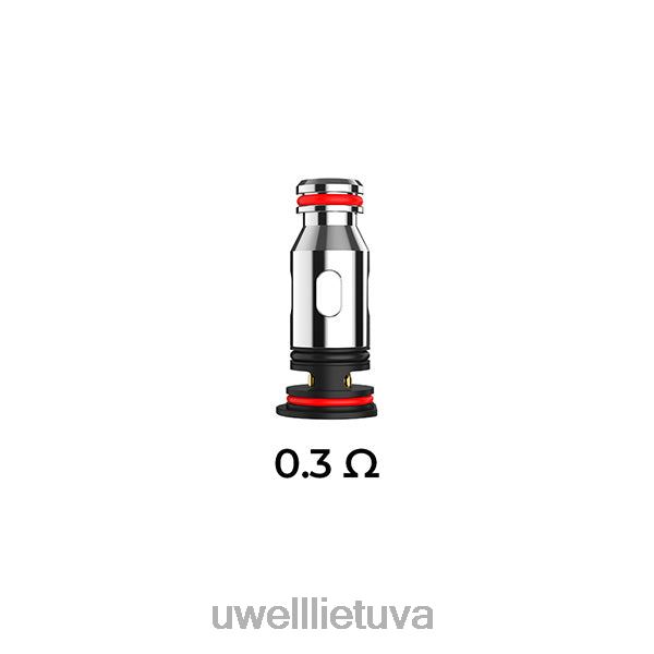 UWELL Vilnius - UWELL PA keitimo ritės VF6ZZ82 0,3 omo (4 pakuotės)