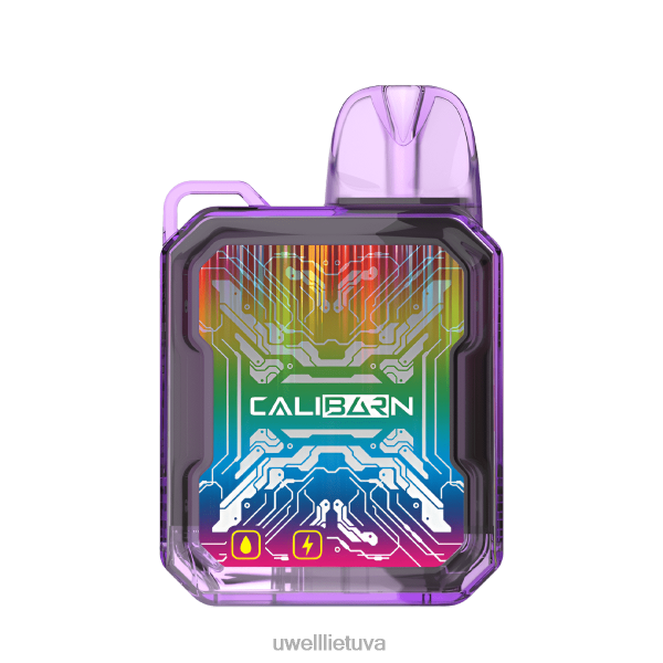 UWELL E Cigarette - UWELL CALIBURN baras b6000 vienkartinis vape VF6ZZ279 spanguolių uogienė