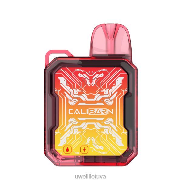 UWELL E Cigarette - UWELL CALIBURN baras b6000 vienkartinis vape VF6ZZ279 spanguolių uogienė