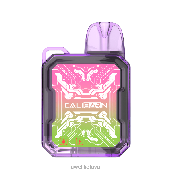 UWELL E Cigarette - UWELL CALIBURN baras b6000 vienkartinis vape VF6ZZ279 spanguolių uogienė